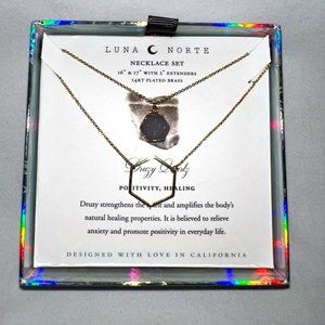 Luna Norte Druzy Necklace Set